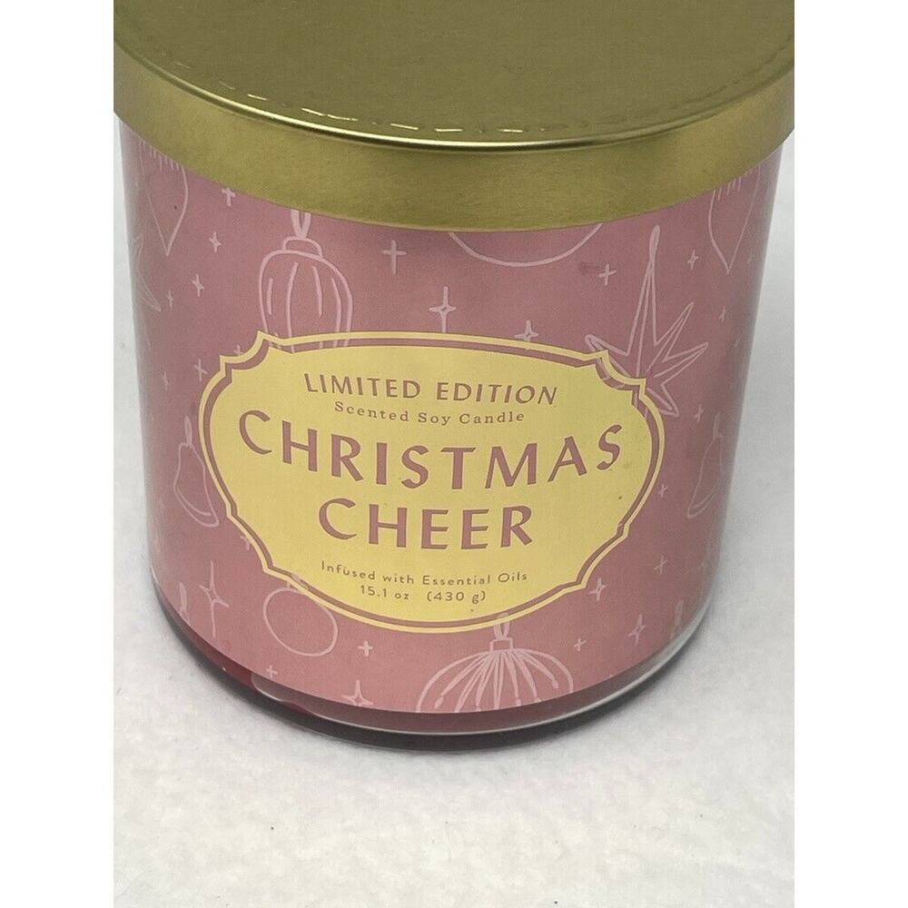 Opalhouse Christmas Cheer Scented 2-Wick Soy Candle Limited Edition 15.1 oz
